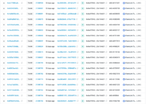 Screenshot of the Chainlink whale consolidating LINK into 0x404. (Etherscan)